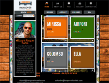 Tablet Screenshot of hangoverhostels.com